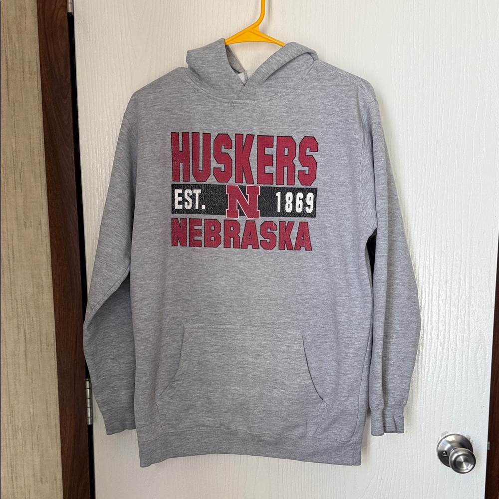 Nebraska Huskers Gray Hoodie